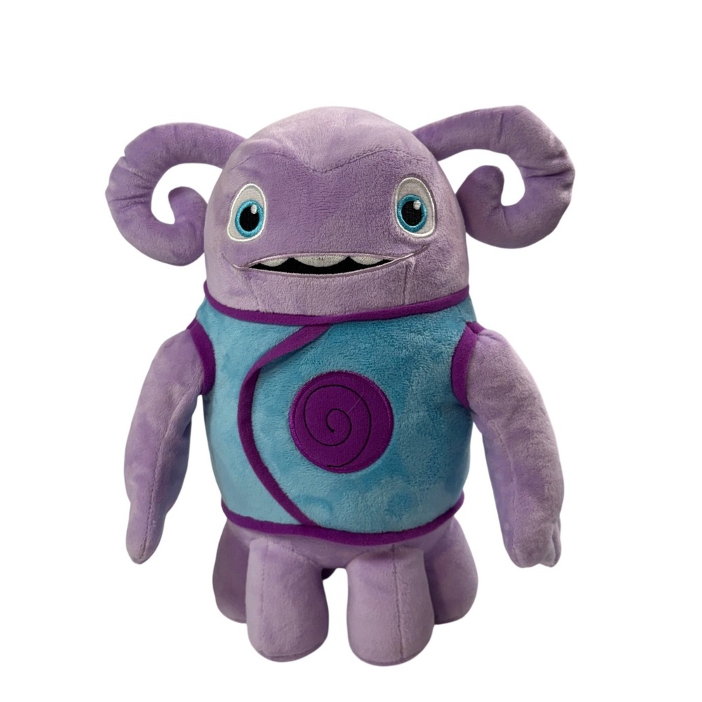 DreamWorks Plush HOME Oh Boov 11" Purple Blue Alien Stuffed Toy Kid Designs